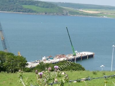 Foto 12x8 Ackerland bei Bonny Braes Cairnryan Farmland mit Nahaufnahme o c2011