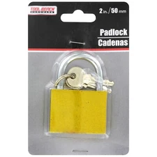 Tool Bench Hardware Metal Padlock with 2 Keys 2in./50mm