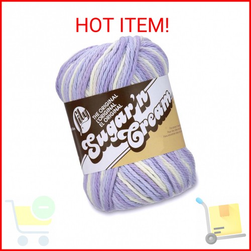 Lily Sugar 'N Cream The Original Ombre Yarn, 2oz, Gauge 4 Medium, 100% Cotton, S