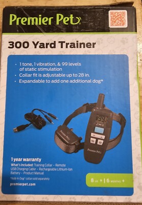 Premier Pet 300 Yard Remote Training Collar for Small -Medium Dogs - | eBay