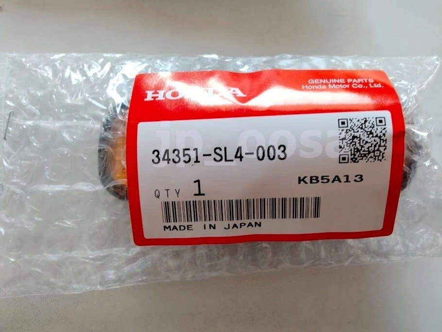 Par de luces marcadoras laterales genuinas Honda 34301-SL4-003 34351-SL4-003 Civic EK9 Tipo-R Foto 4 de 4