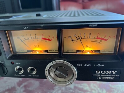 Sony TC-3000SD Fully Serviced 1976 Cassette Deck Dolby NR VU