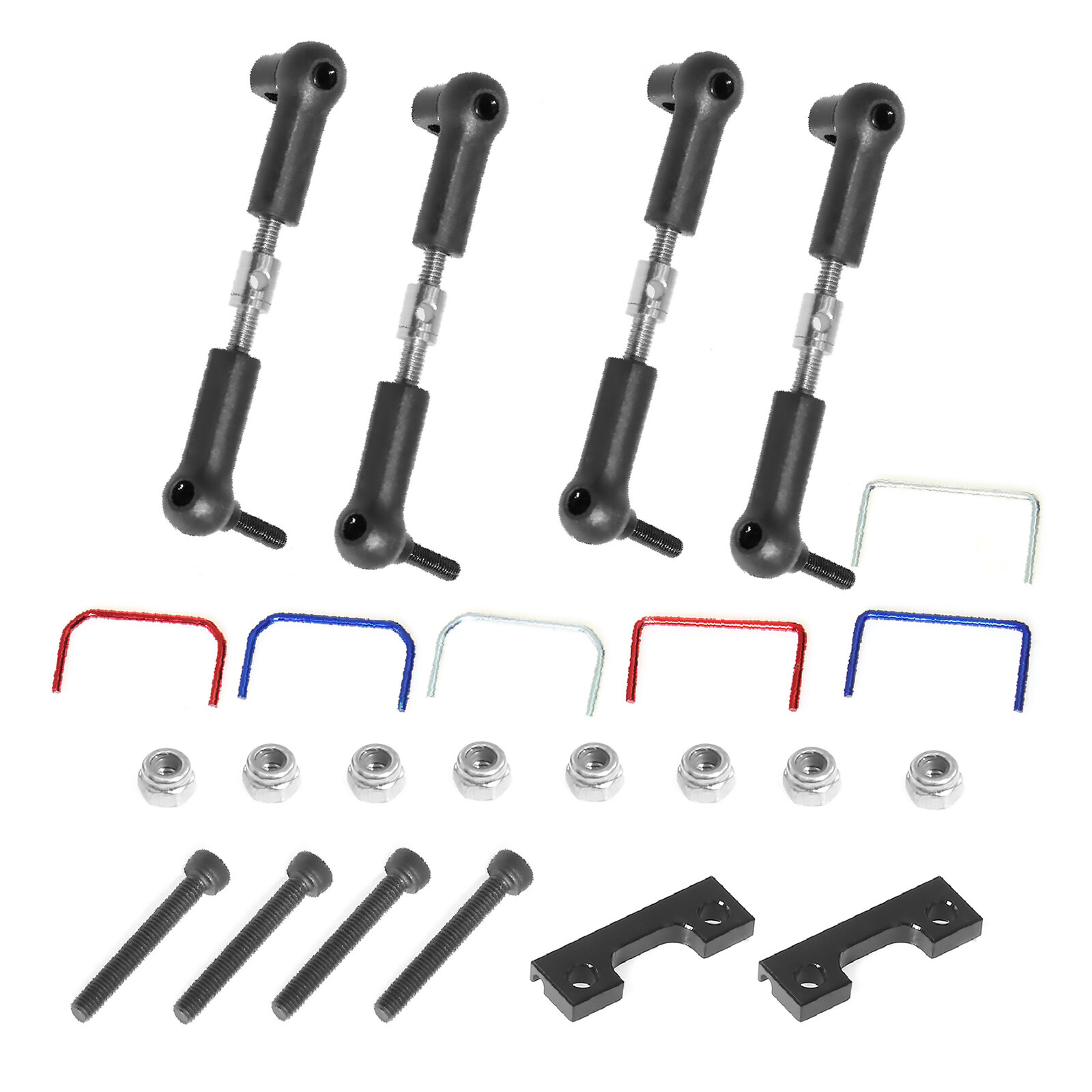 Easy to Install Rear Wide Sway Bar Kit for Traxxas 1/16 E-Revo/Mini Slash RC Car