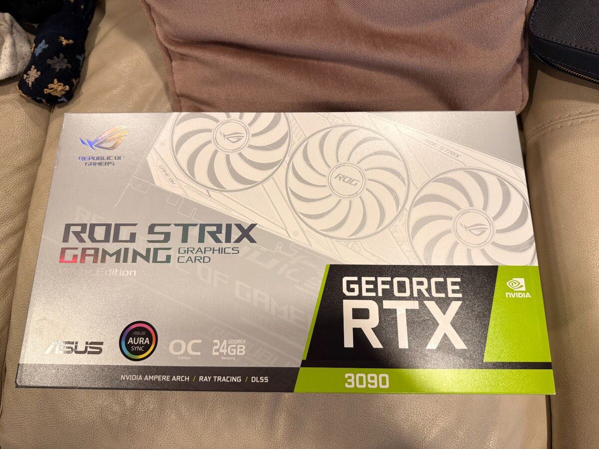 ASUS ROG Strix GeForce RTX 3090 OC White Edition 24GB GDDR6X ASUS ROG Strix GeForce RTX 3090 OC White Edition 24GB GDDR6X