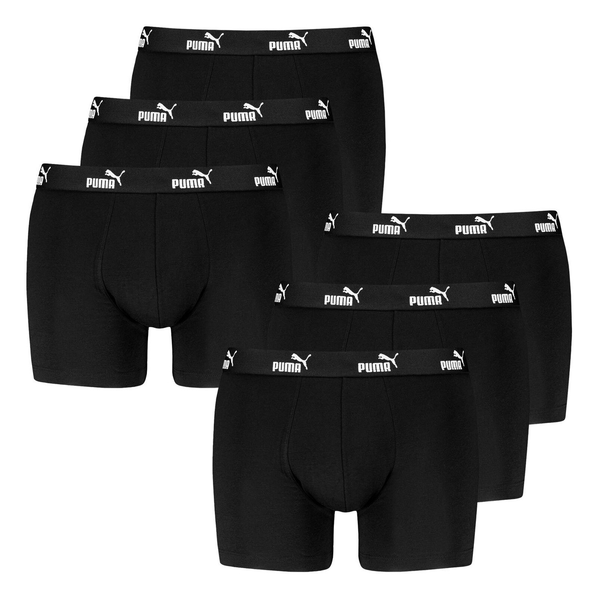 6er Pack PUMA Herren Boxershorts Unterhosen Shorts Promo