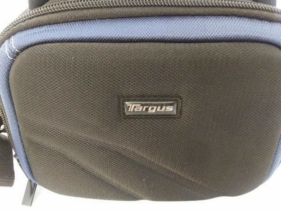 Targus Camera Accessories Bag Size Small Black With Blue Trim Strap Handle - Image 4 of 4