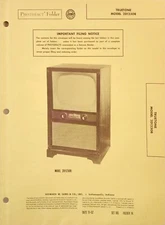 SAMS TELEVISION SERVICE MANUAL 185-14 TRUETONE MODEL 2D1230B