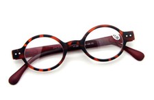 Agstum Small Round Oval Spring Hinge Eyeglasses Reading Glasses Readers CE 1