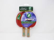 Prince 2 Player Table Tennis Racket Set Includes 3 Balls - New