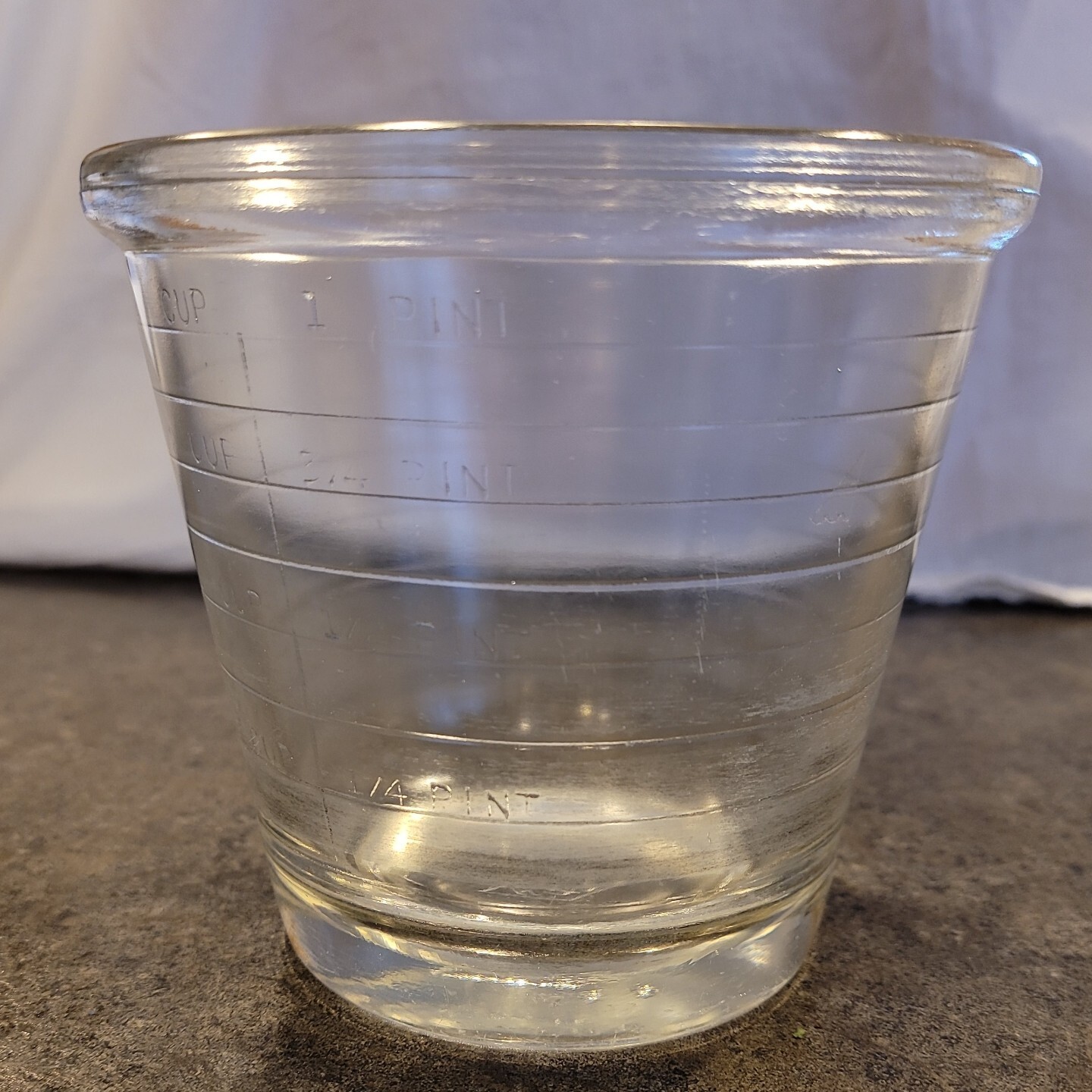 Vintage Hazel Atlas Clear Glass Beater Jar 1 Pint / 2 Cups /16 oz eBay