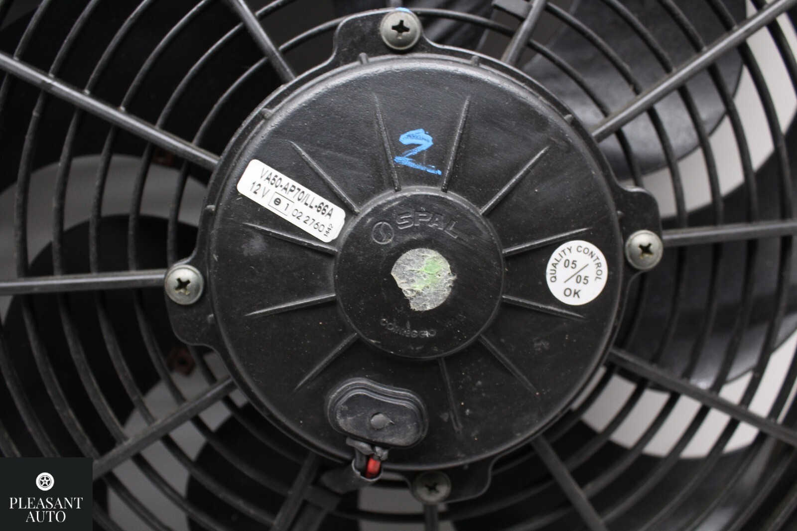 04-08 Maserati Quattroporte M139 Radiator Cooling Fan Motor 022760 OEM 
