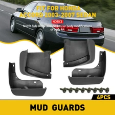 4PCS Mud Splash Flaps Guards Front  Rear Fits For 2003-2007 Honda Accord Sedan
