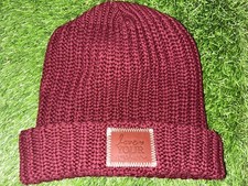 LOVE YOUR MELON UNISEX ADULT MAROON CUFFED KNIT BEANIE HAT OSFM NWOT