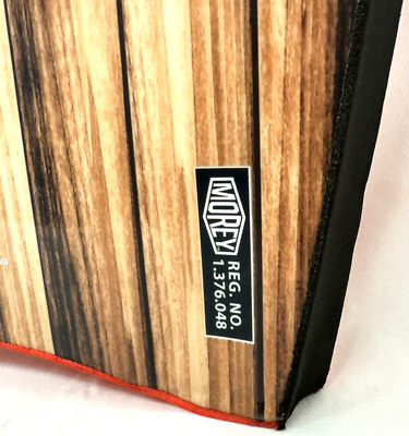 Morey Mach 11Tube Rail Red & Faux Wood Grain Body Boogie Board