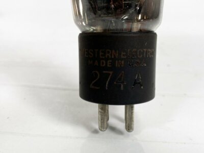 Western Electric 274A Vacuum Tubes Vintage Original Audio