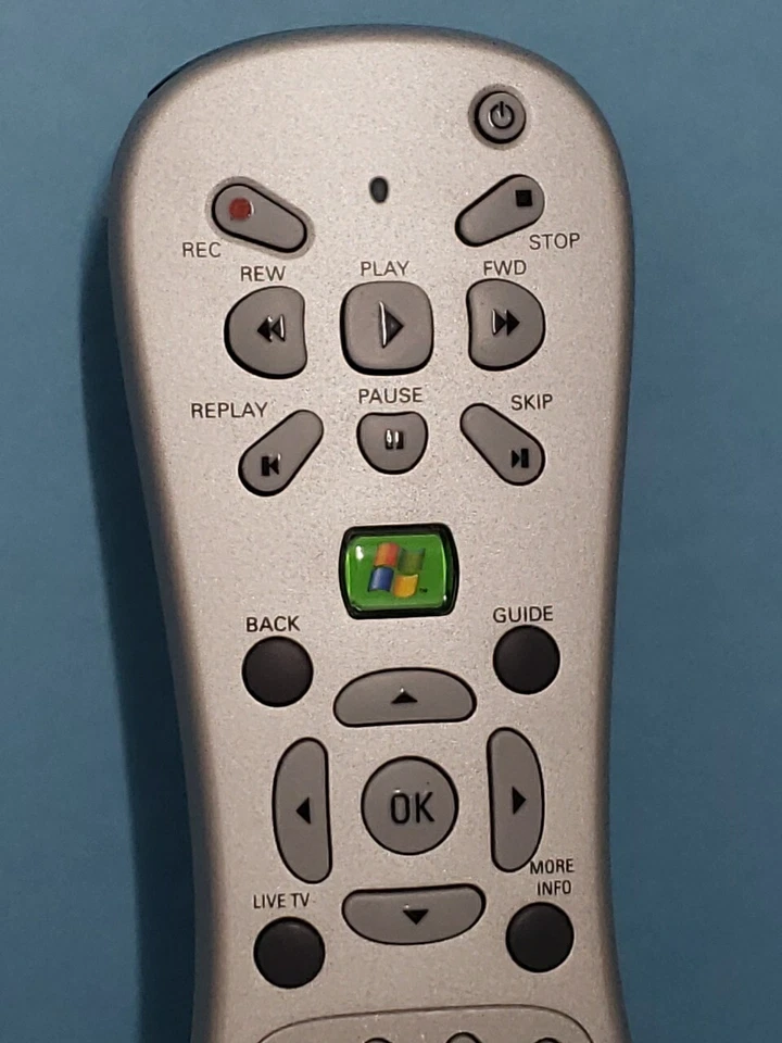 Windows Microsoft Media Center Remote Control RC6 Only - Works - Image 2 of 4