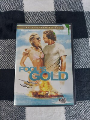 Fools Gold Movie DVD Widescreen Matthew McConaughey Kate Hudson 2008 Sealed New