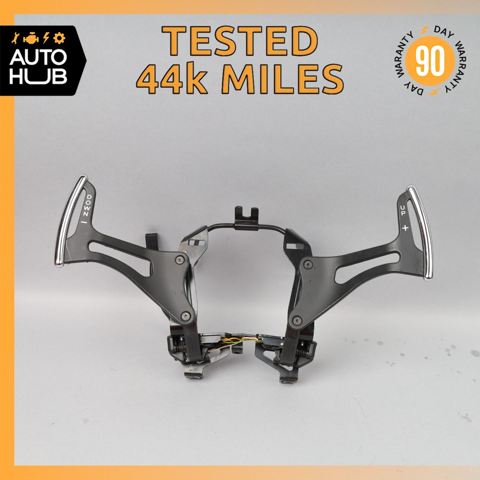 03-19 Maserati GranTurismo M145 Steering Wheel Paddle Shifters Set OEM 44k