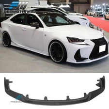 Fit 17-20 Lexus IS200t 300 350 AR Style Front Bumper Splitter Unpainted Lip PP
