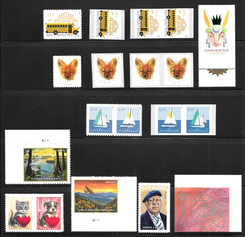 COMPLETE 2023 Commemorative, Special, Priority Stamps Year Set (DIE-CUT) Issues - Image 2 of 4