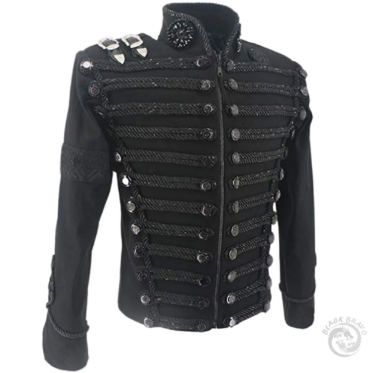 Michael Jackson Military Jacket | Black Gold Retro Costume for Men USA Customize
Opens in a new wind
