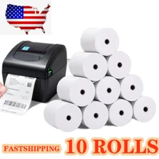 3-1/8" x 230' THERMAL POS RECEIPT PRINTER ROLL PAPER BPA FREE USA10 ROLLS