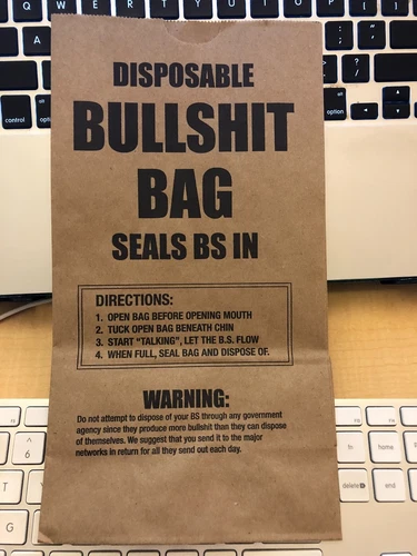Bullshit Bags 500 pack - Novelty Gag Gift - Picture 1 of 1