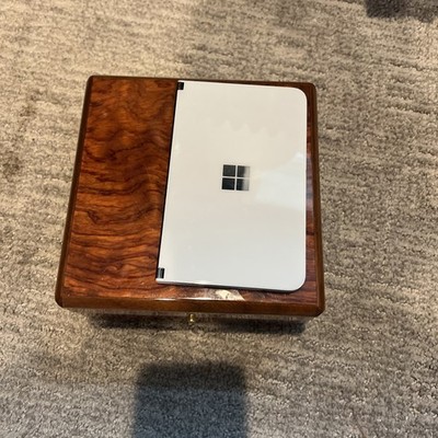 Microsoft Surface Duo 128GB 6GB AT&T Postpaid Unlocked White Shadow Burn