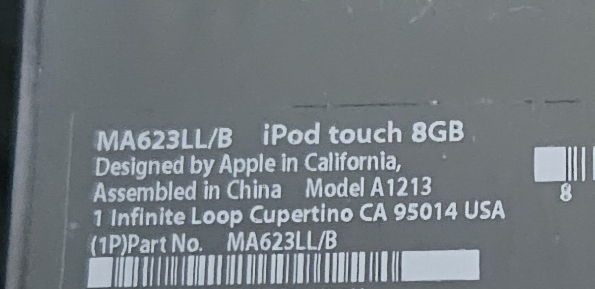 Apple iPod Touch 1st Generation B;ack (8 GB) for sale online | eBay
