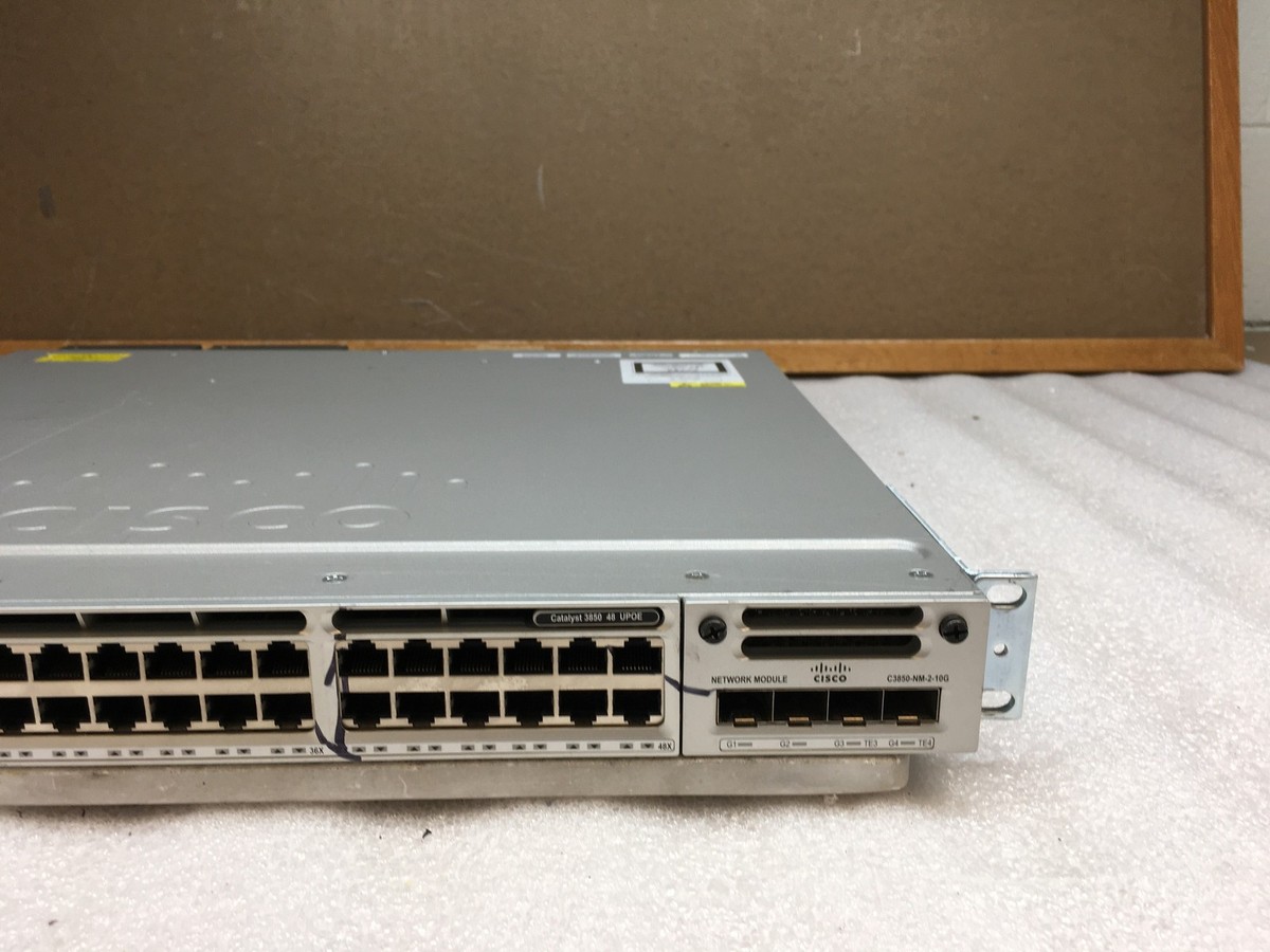 Cisco Catalyst 3850 48 UPOE WS-C3850-48U-L V05 48-Port Gigabit