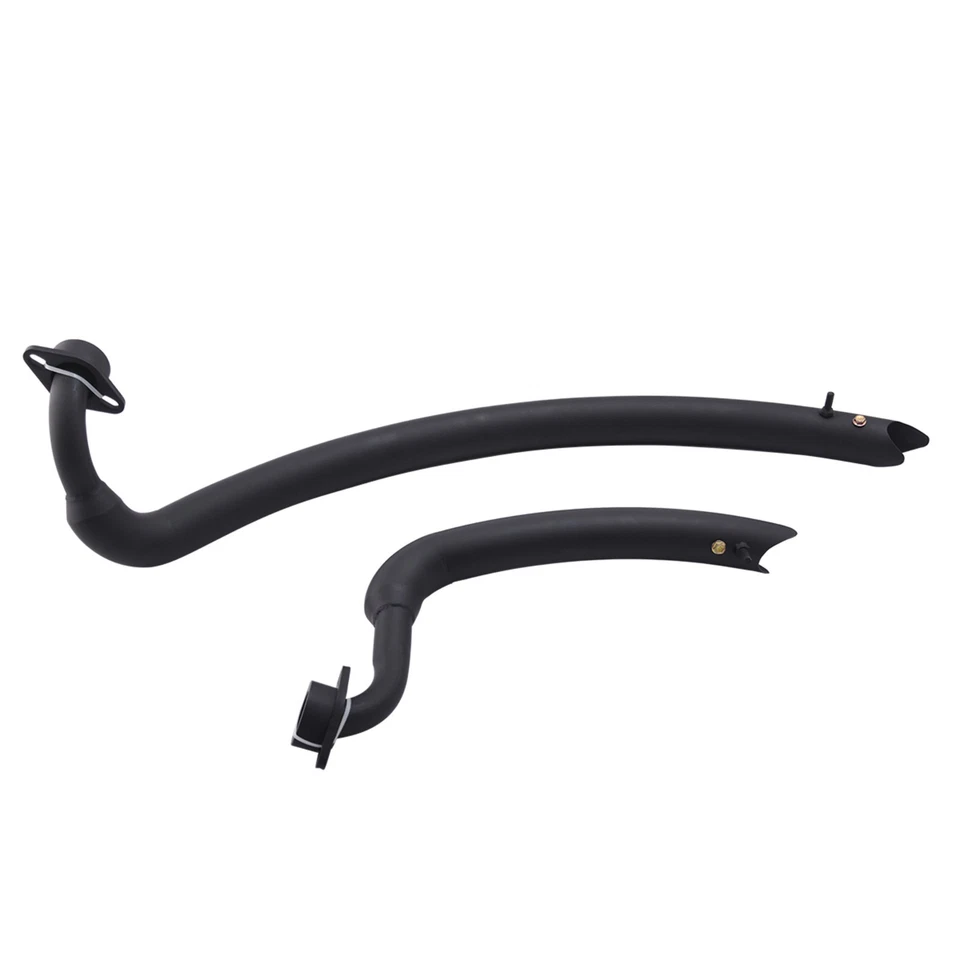 Exhaust System Muffler Pipe Black For Yamaha XV750 XV1100S Special Virago 700 — 第 3/4 张图片