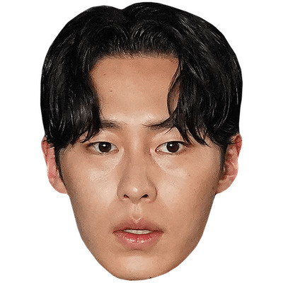 Lee Jae-Wook (Black Hair) Big Head. Larger than life mask.