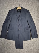 Black Label suit like new S. Oliver men's M 50 52 gray sport coat blazer 