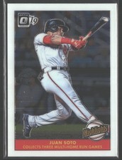 2019 Donruss Optic #H8 Juan Soto Highlights
