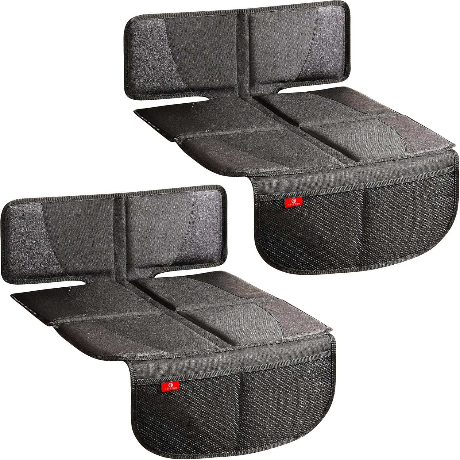 Carseat Protector with Thickest Padding, 2 Pack Auto Seat Pad from Waterproof &