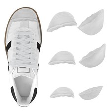3 Pairs Shoe Filler for Too Big Shoes,Toe Cushion Small, Medium, Large, Gray