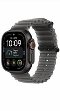 Apple Watch Ultra 4   49mm Titanium Black Ocean Band Black