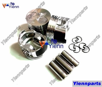 For Kubota D902 Piston Kit W/ Pin Clip Fit AIR MAN WELDER DLW320LS Engine Parts