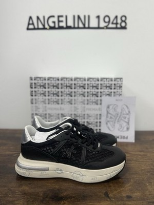PREMIATA Cassie Sportschuhe Leder Schwarz Perforiert Casual PREMIATA Frau 38