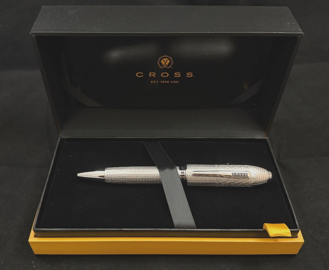 Cross Peerless 125 New York Platinum Ballpoint Pen #AT0702-6 | eBay