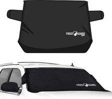 Frostguard Plus Winter Windshield Cover - Black Xl