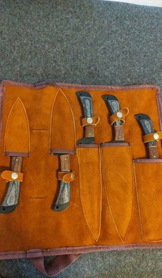 Küchenmesser - Kitchen knife set - Holz, Rosenholz, Stall