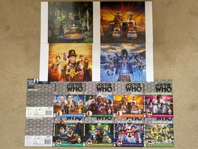 Doctor Who - 8x fehlende Episoden DVD Cover + Kunstdrucke