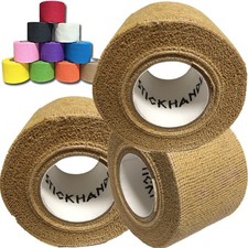 STICK HANDLER Professional Hockey Grip Tape Pro Pack  Tan  Three Pack 