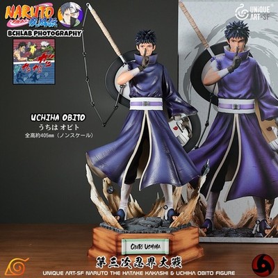 UNIQUE ART Uchiha Obito Anime PVC Figure Collectibles Model 41cm New In Stock