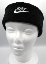 Nike High Pile Fleece Headband Youth OSFM Black/White
