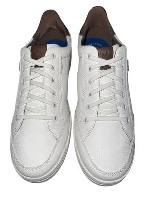 Nunn Bush Kore Shoes 11M White Oxford Athletic Style Sneakers EZ Lace Hands Free