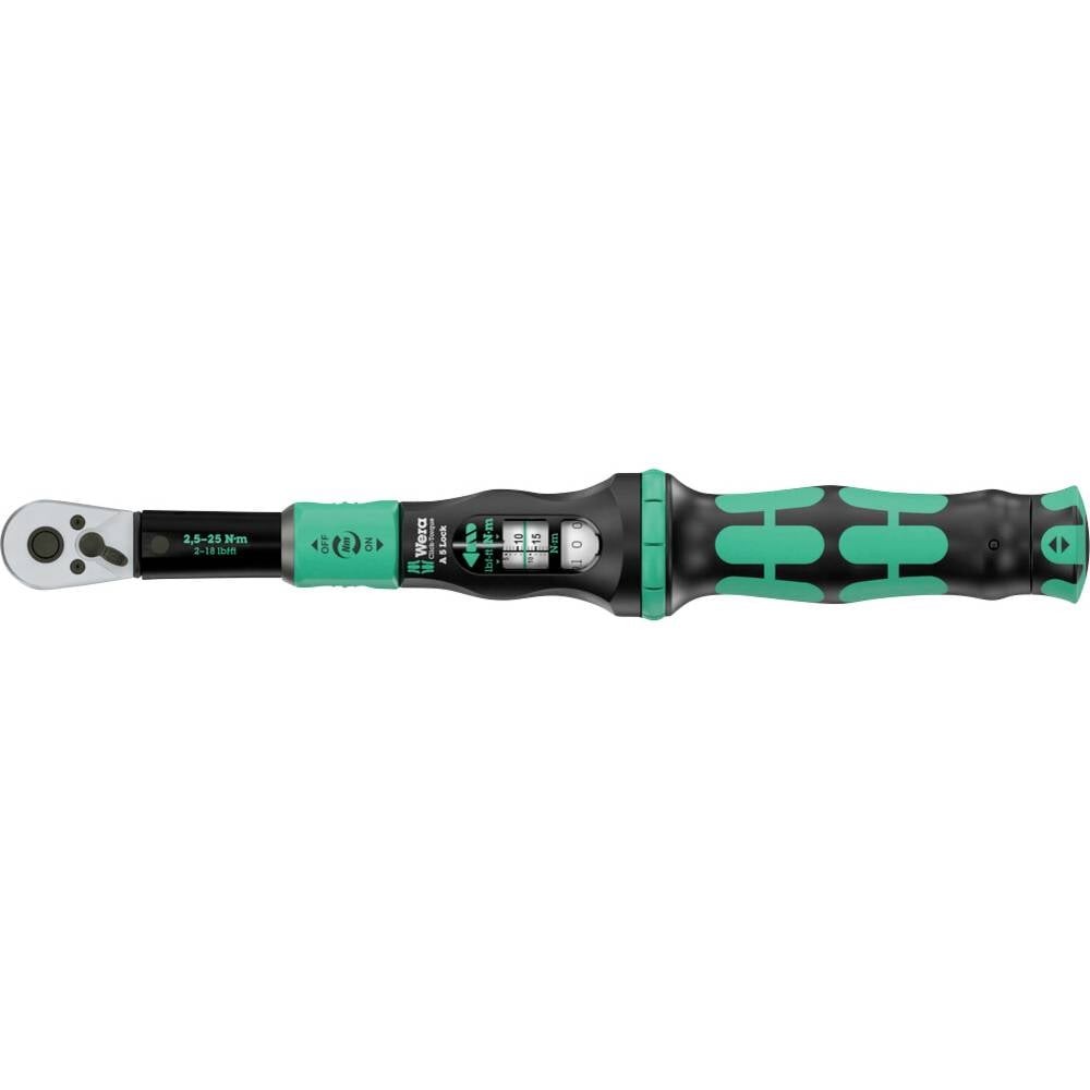 Clé dynamométrique Wera Click-Torque Lock A 5 avec verrouillage de couple sécurisé