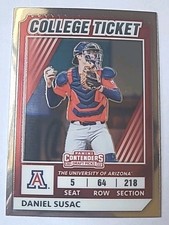 2022 Panini Elite Extra Edition - College Tickets Optic Daniel Susac #CTO-8 (RC)