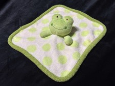 Koala Baby 2010 Green Frog Polka Dot Secuirty Blanket Lovey Lovie 